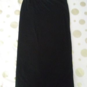 Express midi black skirt